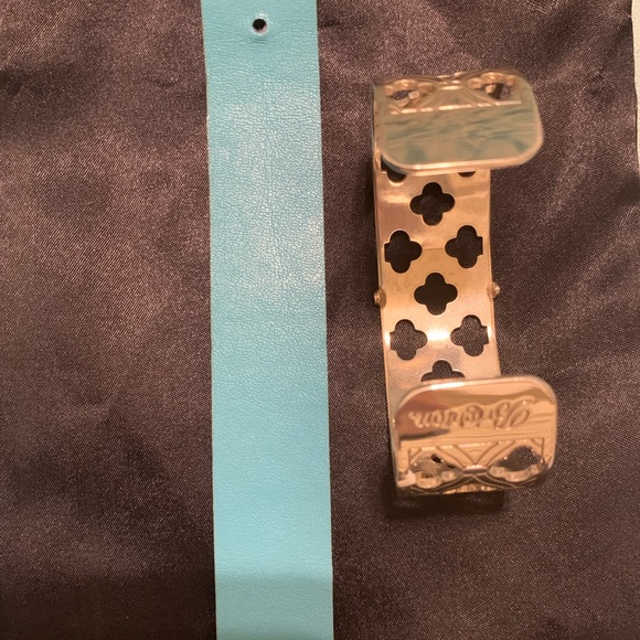 Brighton London Narrow Cuff Bracelet with Insert - Picture 4 of 7